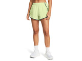 Under Armour Womens Fly-By Printed 3in Shorts - Updated Waistband and Side Zip Pocket