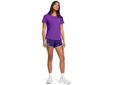 Under Armour Womens Fly-By Printed 3in Shorts - Updated Waistband and Side Zip Pocket