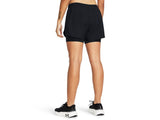 Under Armour Womens UA Fly-By 2-in-1 Shorts - Sweat Wicking and Breathable
