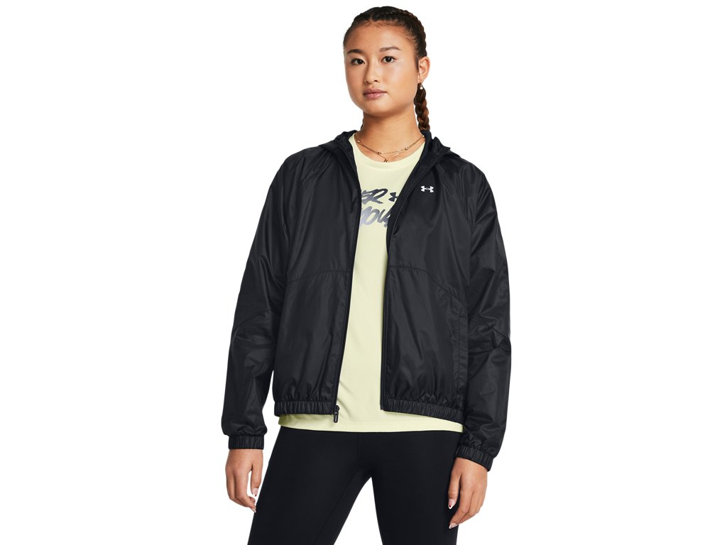 Under Armour Womens Rival Sport Windbreaker Jacket - Water and Wind Resistant