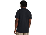 Under Armour Men's Heavyweight Left Chest Patch Short Sleeve T-Shirt - Comfortable Cotton Blend