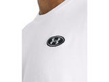 Under Armour Men's Heavyweight Left Chest Patch Short Sleeve T-Shirt - Comfortable Cotton Blend