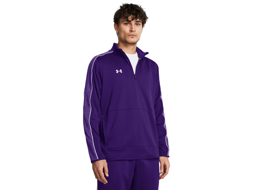 Under Armour Mens UA Command Warm-Up Quarter Zip - Heat Trapping