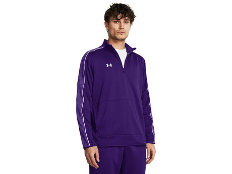 Under Armour Mens UA Command Warm-Up Quarter Zip - Heat Trapping