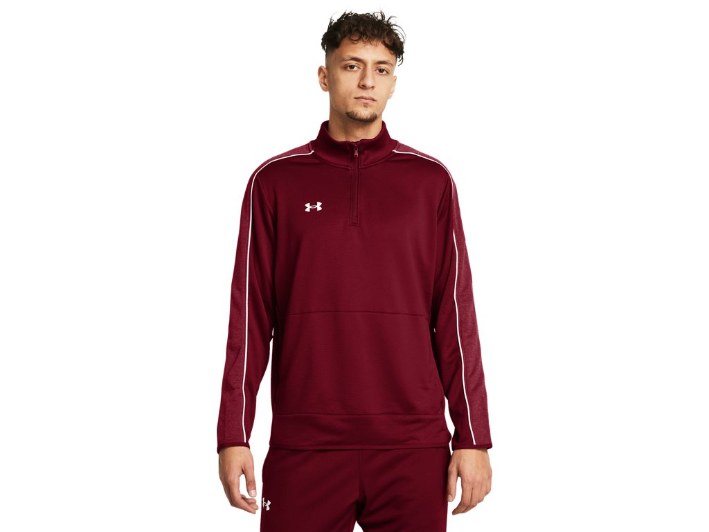Under Armour Mens UA Command Warm-Up Quarter Zip - Heat Trapping