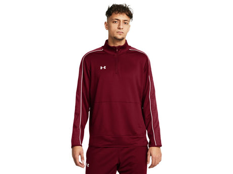 Under Armour Mens UA Command Warm-Up Quarter Zip - Heat Trapping