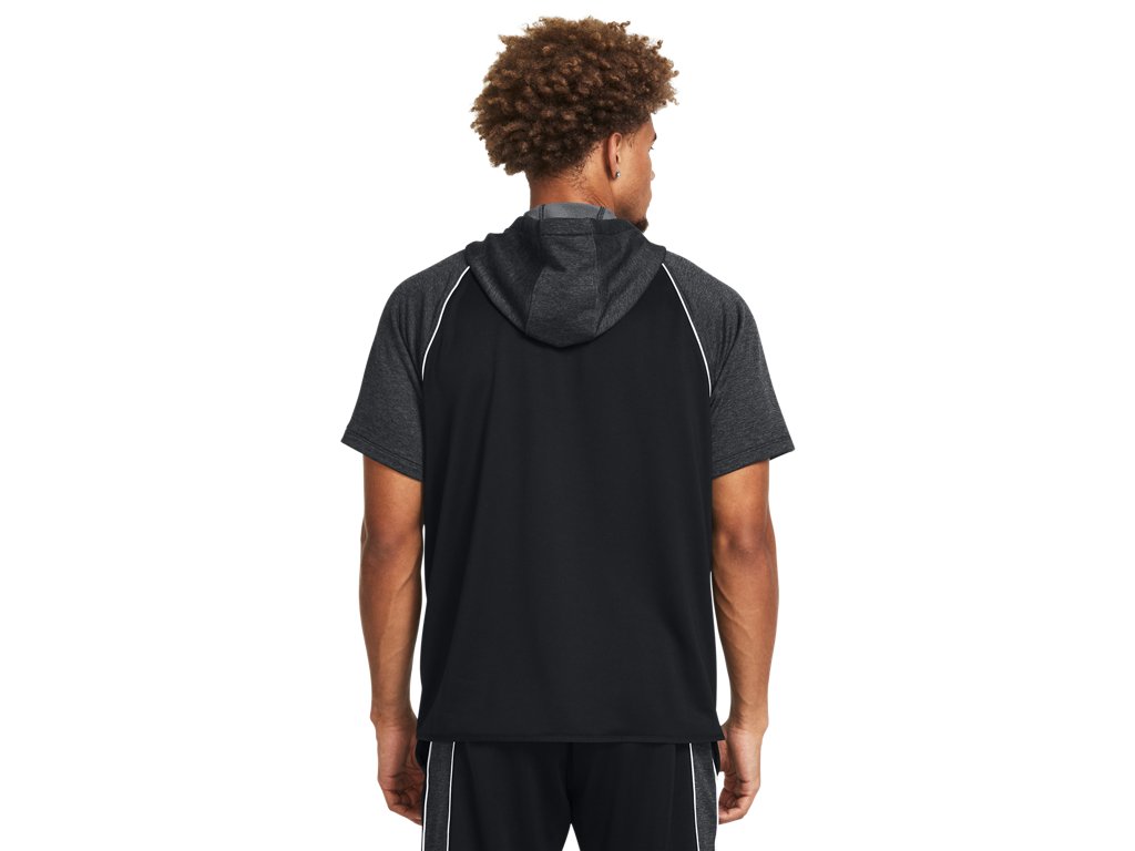 Under Armour Mens Command Warm-Up Short Sleeve Hoodie - Fast Drying