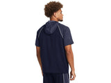 Under Armour Mens Command Warm-Up Short Sleeve Hoodie - Fast Drying