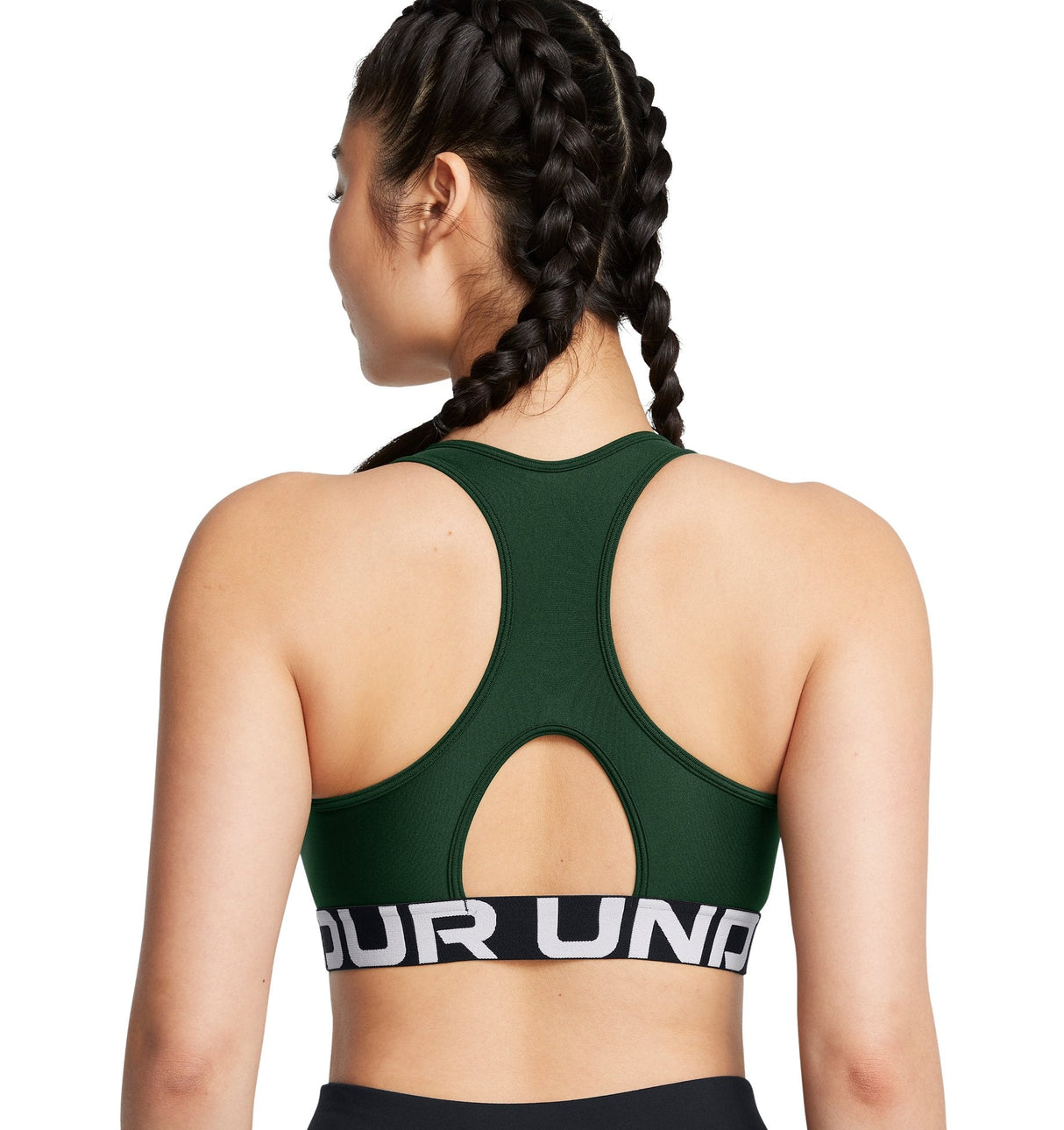 Under Armour Womens HeatGear Armour Mid Branded Sports Bra - Superior Comfort and Support