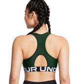 Under Armour Womens HeatGear Armour Mid Branded Sports Bra - Superior Comfort and Support