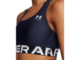 Under Armour Womens HeatGear Armour Mid Branded Sports Bra - Superior Comfort and Support