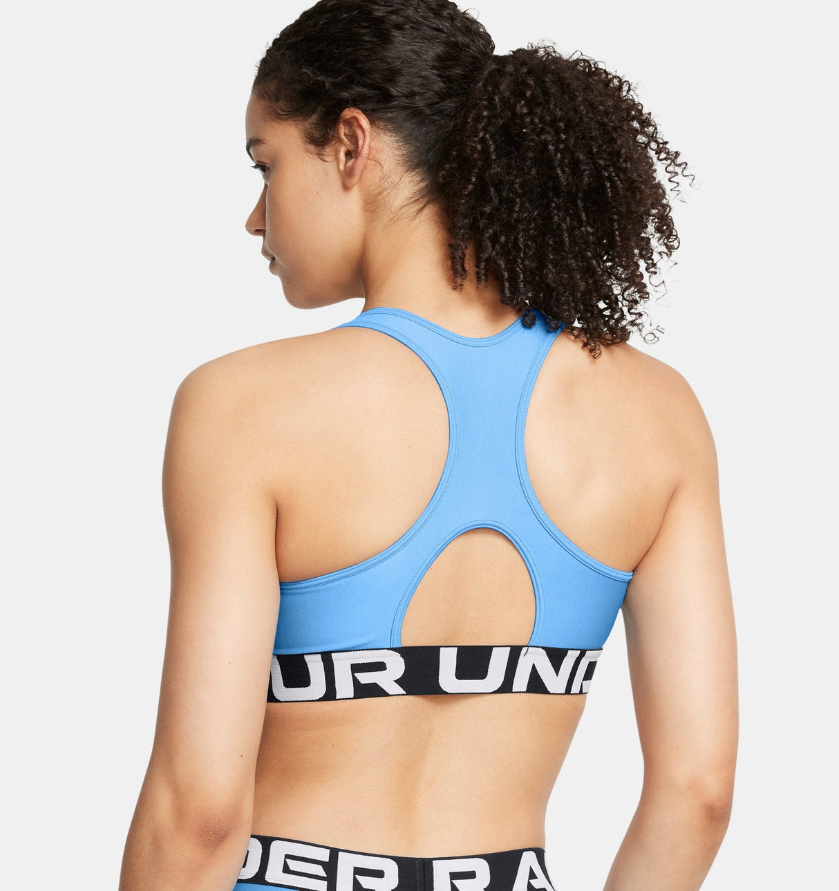 Under Armour Womens HeatGear Armour Mid Branded Sports Bra - Superior Comfort and Support