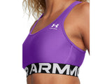 Under Armour Womens HeatGear Armour Mid Branded Sports Bra - Superior Comfort and Support