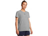 Under Armour Womens Rival Core Short Sleeve T-Shirt - Quick-Drying Cotton Blend