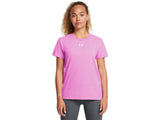 Under Armour Womens Rival Core Short Sleeve T-Shirt - Quick-Drying Cotton Blend