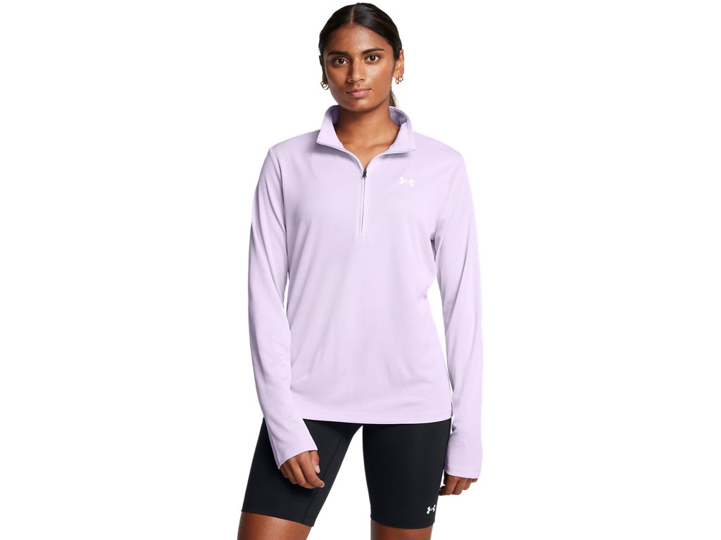 Under Armour Womens UA Tech Textured Half Zip Apparel - Quick Drying