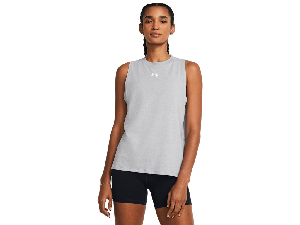 Under Armour Women's UA Rival Muscle Tank Top - Quick-Drying Fabric