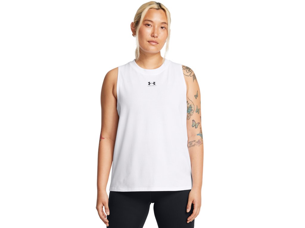 Under Armour Women's UA Rival Muscle Tank Top - Quick-Drying Fabric