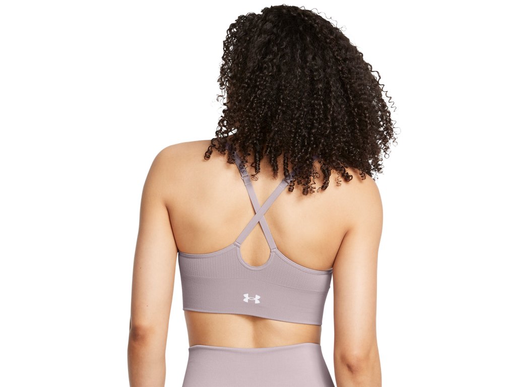 Under Armour Womens UA Vanish Seamless Low Sports Bra - Quick-Drying and Odor-Control Technology