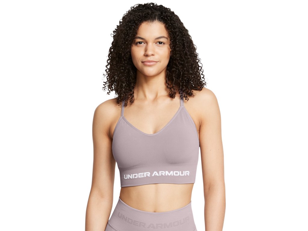 Under Armour Womens UA Vanish Seamless Low Sports Bra - Quick-Drying and Odor-Control Technology