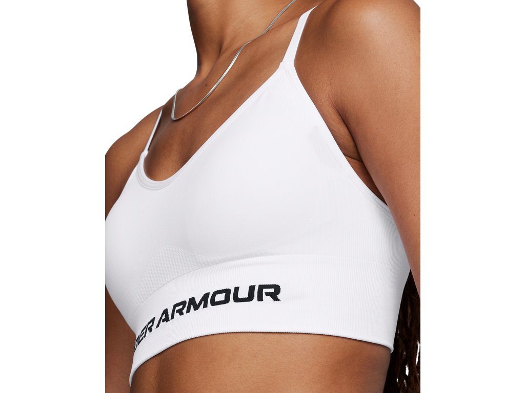 Under Armour Womens UA Vanish Seamless Low Sports Bra - Quick-Drying and Odor-Control Technology