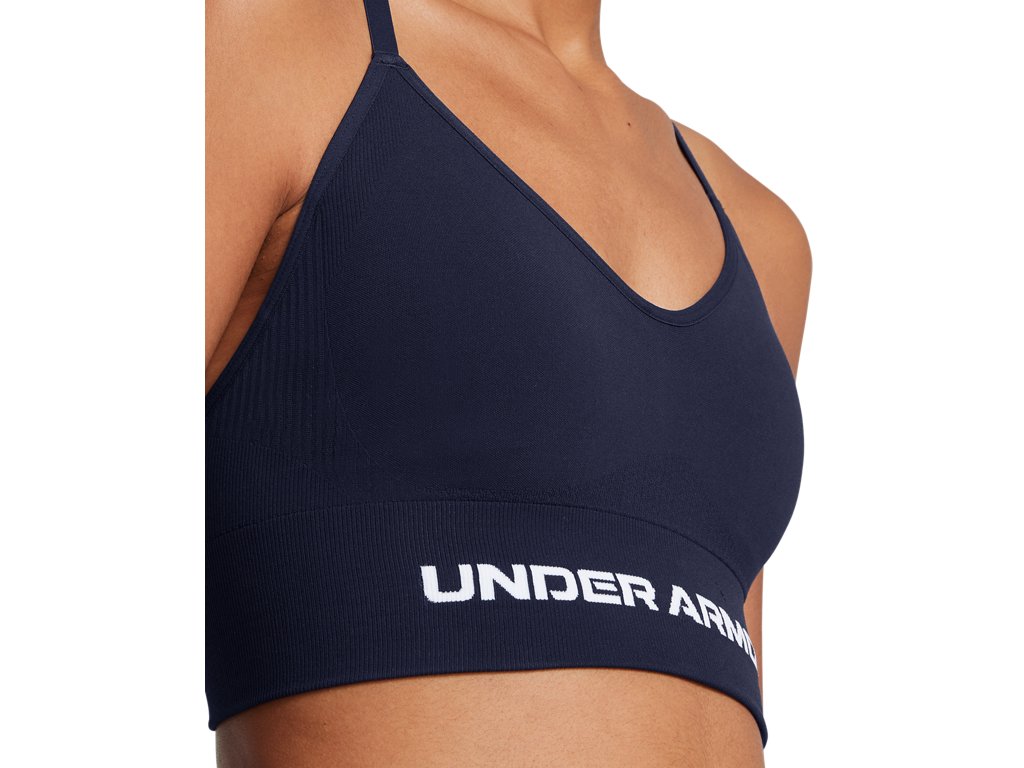 Under Armour Womens UA Vanish Seamless Low Sports Bra - Quick-Drying and Odor-Control Technology