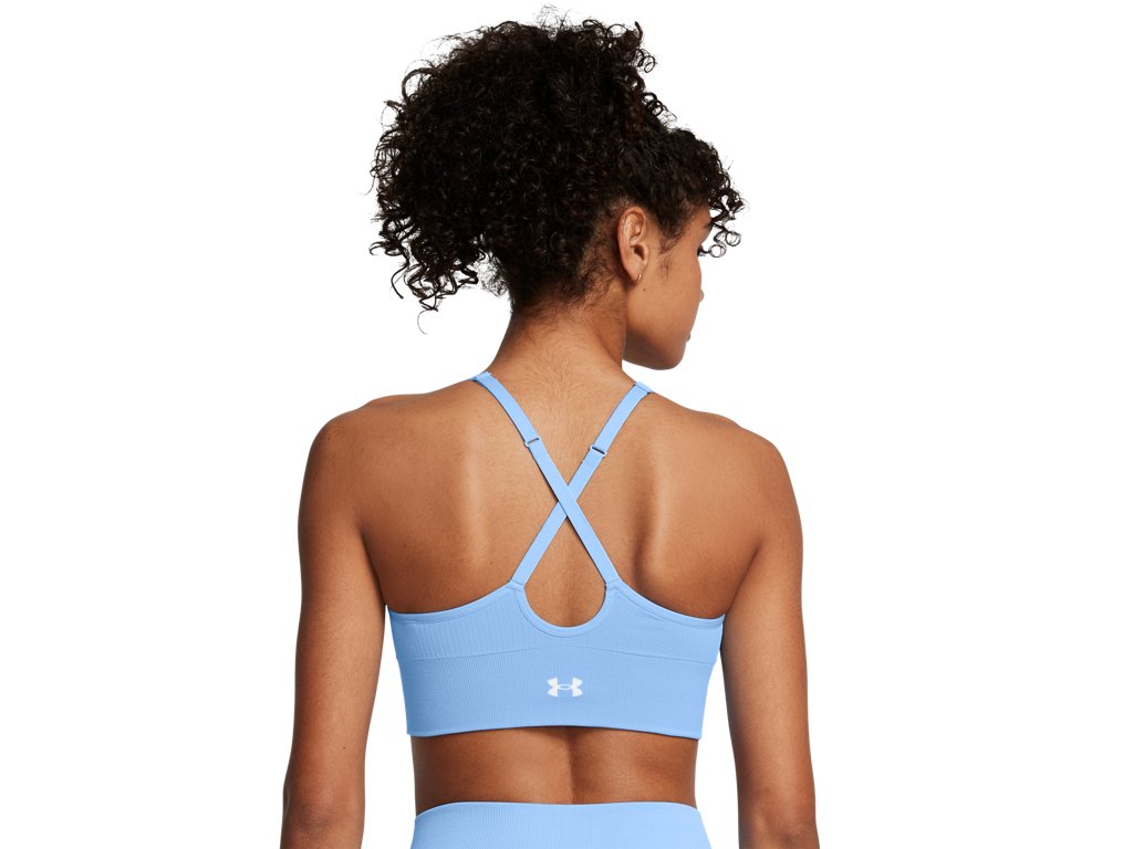 Under Armour Womens UA Vanish Seamless Low Sports Bra - Quick-Drying and Odor-Control Technology