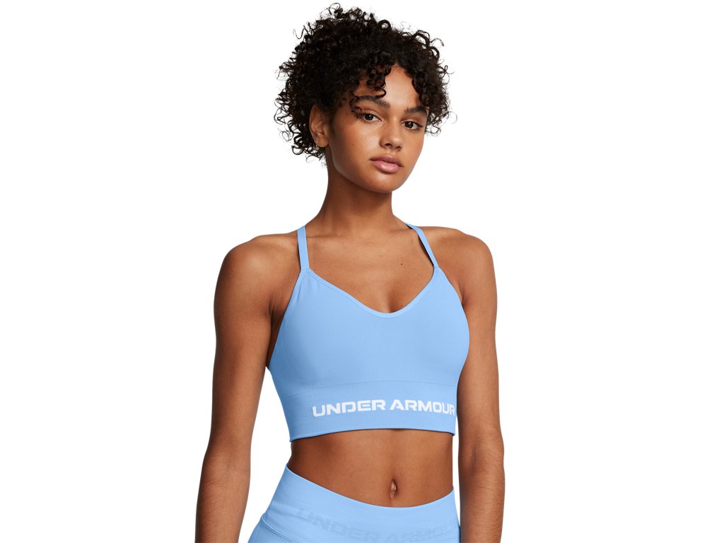 Under Armour Womens UA Vanish Seamless Low Sports Bra - Quick-Drying and Odor-Control Technology