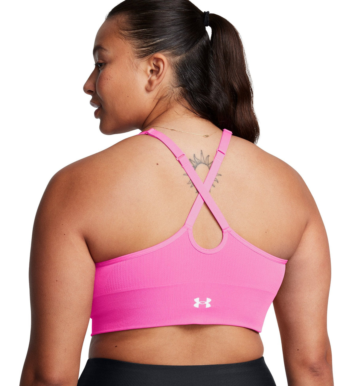 Under Armour Womens UA Vanish Seamless Low Sports Bra - Quick-Drying and Odor-Control Technology