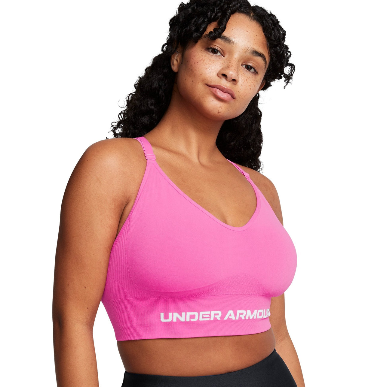Under Armour Womens UA Vanish Seamless Low Sports Bra - Quick-Drying and Odor-Control Technology