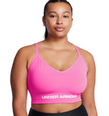 Under Armour Womens UA Vanish Seamless Low Sports Bra - Quick-Drying and Odor-Control Technology