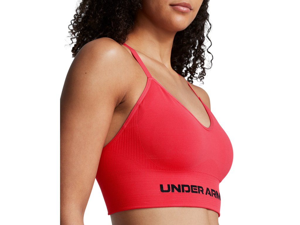Under Armour Womens UA Vanish Seamless Low Sports Bra - Quick-Drying and Odor-Control Technology