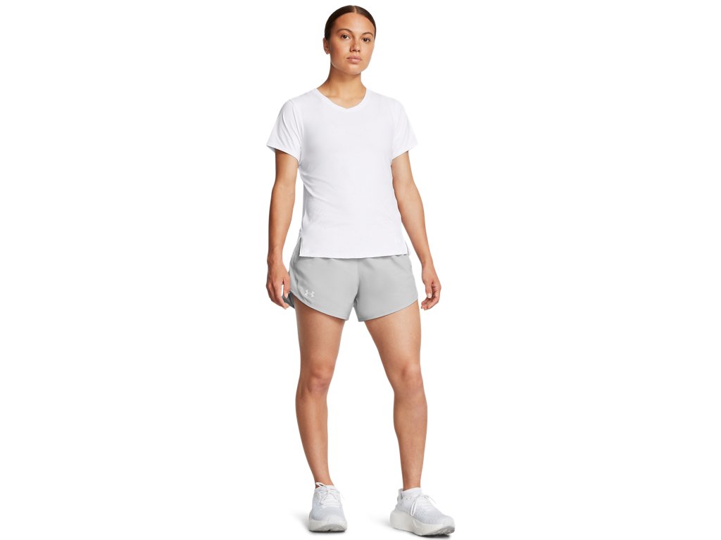 Under Armour Womens Fly-By Heather 3" Shorts - Sweat Wicking