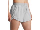 Under Armour Womens Fly-By Heather 3" Shorts - Sweat Wicking