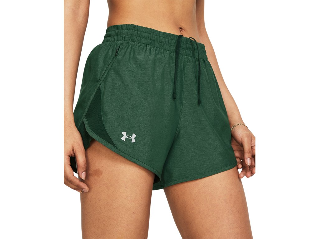 Under Armour Womens Fly-By Heather 3" Shorts - Sweat Wicking