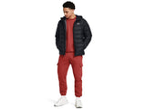 Under Armour Mens Legend Down Hooded Jacket - Water Repellent and Insulated