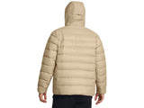 Under Armour Mens Legend Down Hooded Jacket - Water Repellent and Insulated