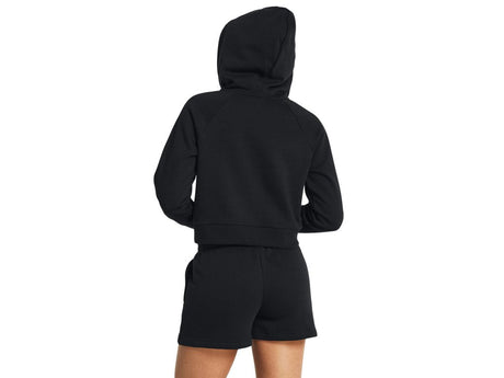 Under Armour Womens Rival Fleece Crop Full-Zip - Ultra-Soft and Warm