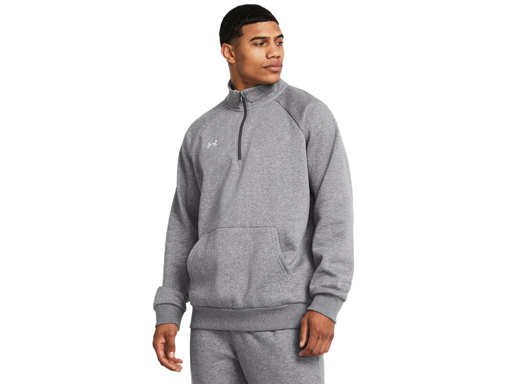 Under Armour Mens UA Rival Fleece 村 Zip Sweatshirt - Ultra-Soft Interior
