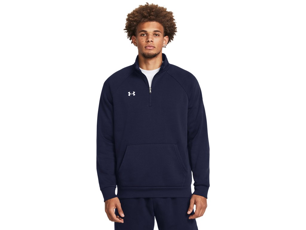 Under Armour Mens UA Rival Fleece 村 Zip Sweatshirt - Ultra-Soft Interior