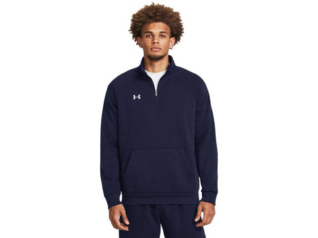Under Armour Mens UA Rival Fleece 村 Zip Sweatshirt - Ultra-Soft Interior