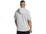 Under Armour Mens UA Rival Fleece Short Sleeve Hoodie Apparel - Ultra-soft Cotton-blend Fleece