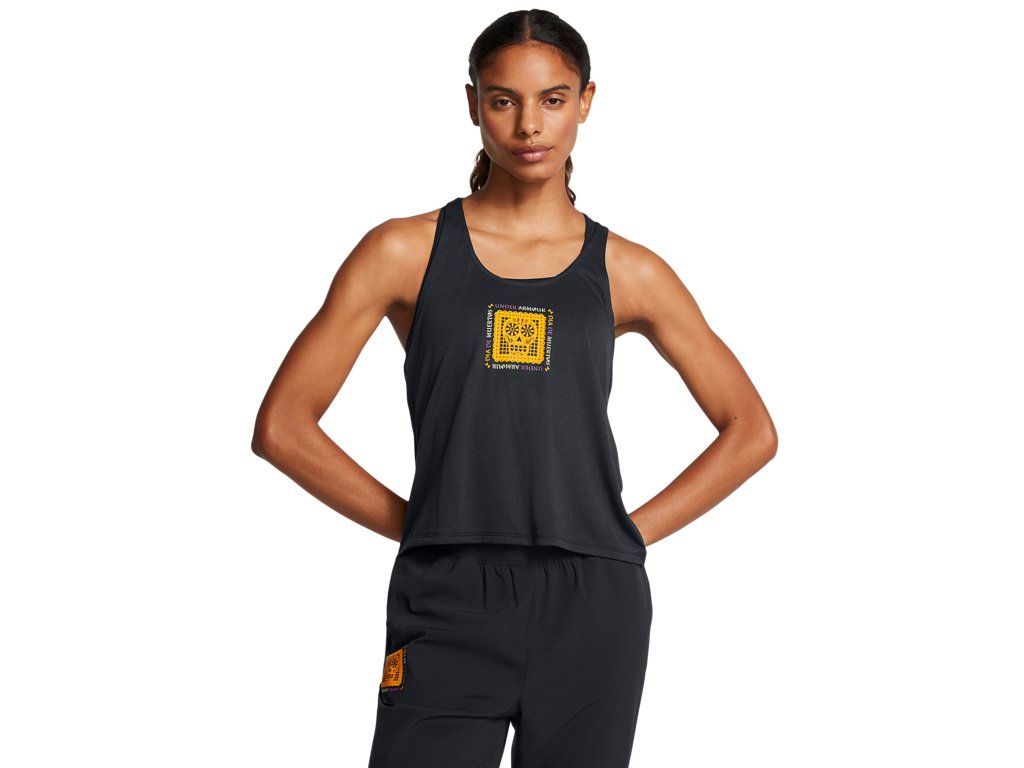 Under Armour Womens Launch Day Of The Dead Singlet Apparel - Super-Breathable and Lightweight