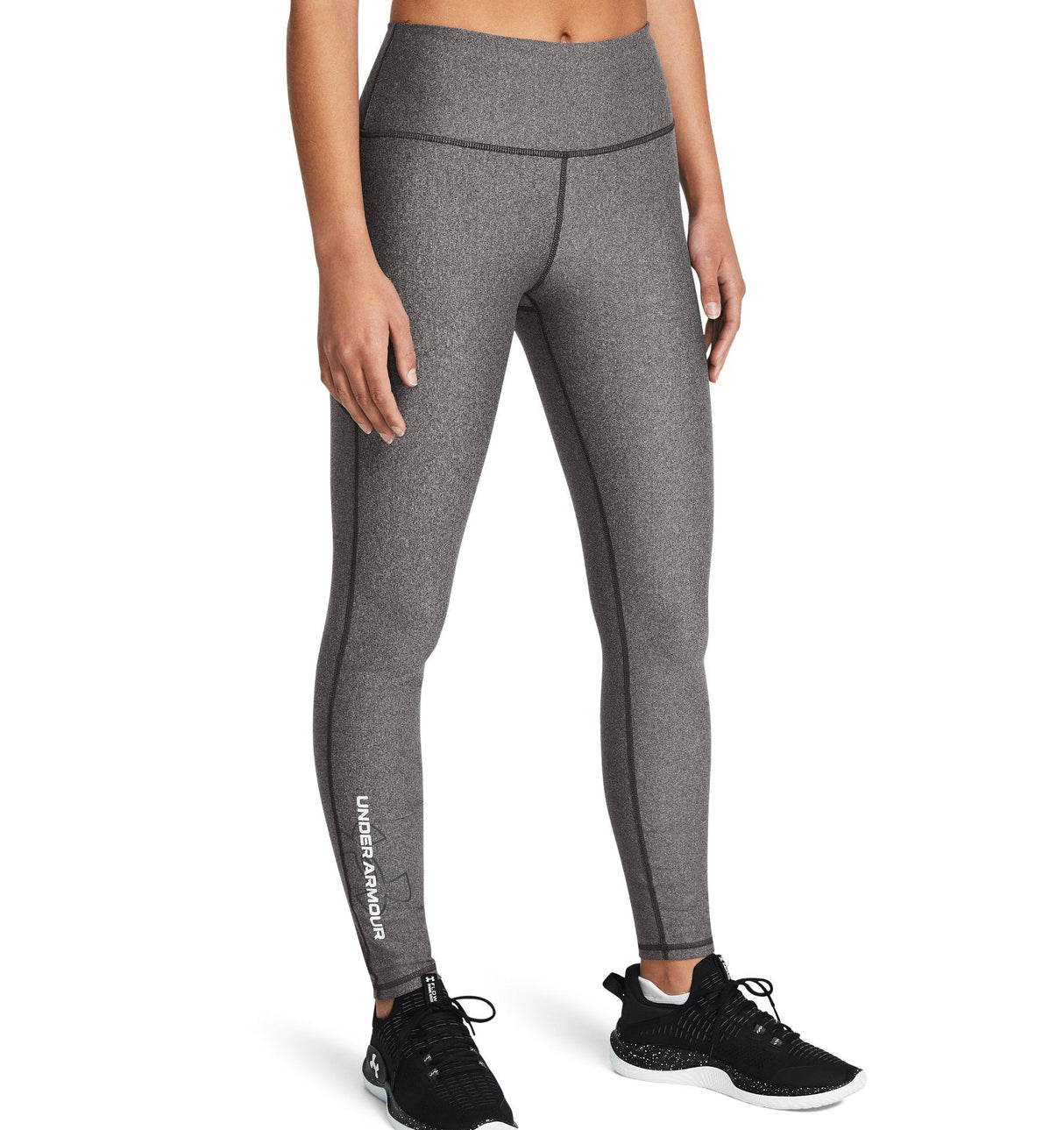 Under Armour Womens UA Tech Branded Leggings - High-Rise No-Slip Waistband