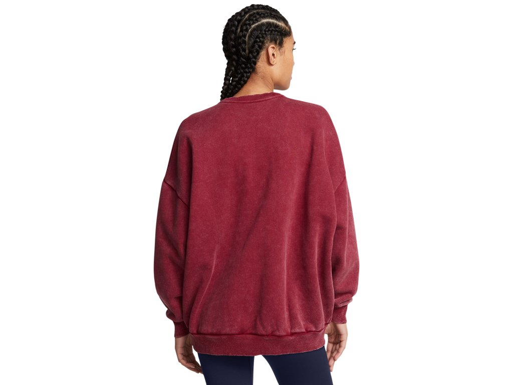 Under Armour Women's Icon Heavyweight Fleece Oversized Crew Apparel - Ultra-Soft Warmth