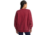 Under Armour Women's Icon Heavyweight Fleece Oversized Crew Apparel - Ultra-Soft Warmth