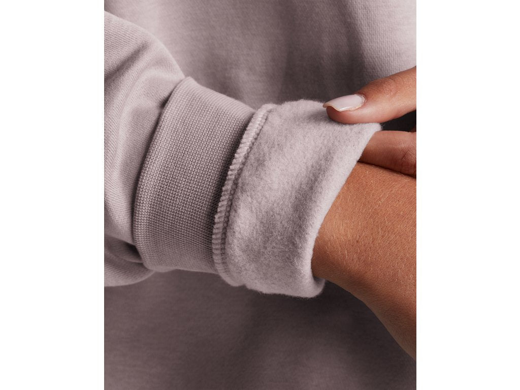 Under Armour Womens UA Icon Fleece Oversized Mock Crew - Ultra-Soft Mid-Weight Fleece