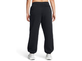 Under Armour Women's Icon Fleece Oversized Wordmark Pants - Ultra-Soft Mid-Weight Cotton-Blend Fleece
