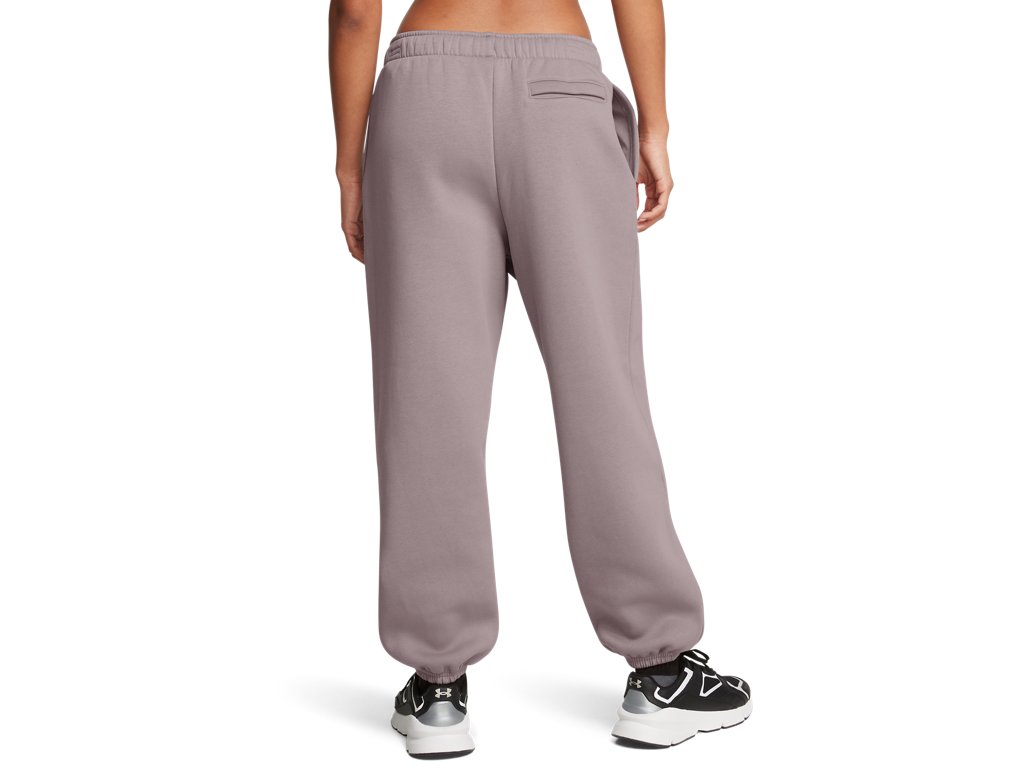 Under Armour Women's Icon Fleece Oversized Wordmark Pants - Ultra-Soft Mid-Weight Cotton-Blend Fleece