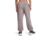 Under Armour Women's Icon Fleece Oversized Wordmark Pants - Ultra-Soft Mid-Weight Cotton-Blend Fleece